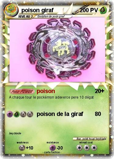 Pokemon poison giraf