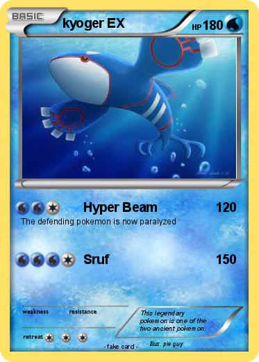 Pokemon kyoger EX