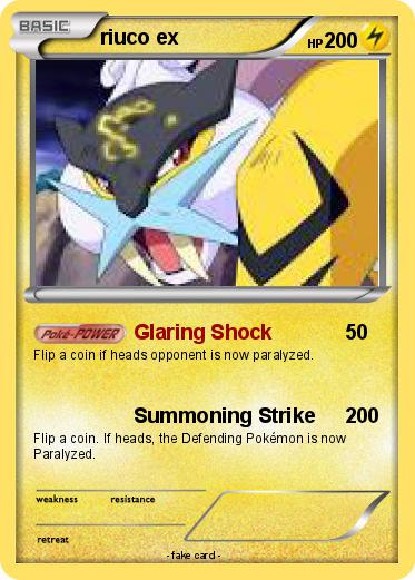 Pokemon riuco ex