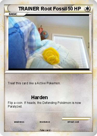 Pokemon TRAINER Root Fossil
