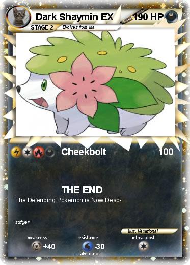 Pokemon Dark Shaymin EX