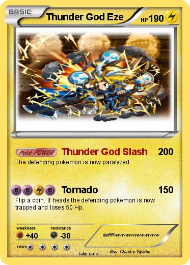 Pokemon Thunder God Eze