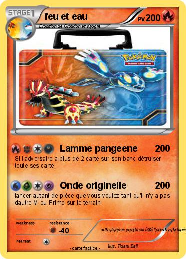 Pokemon feu et eau
