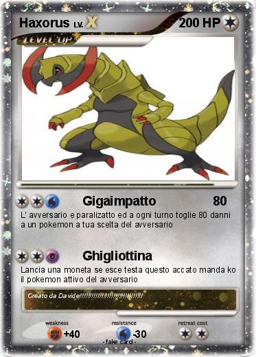 Pokemon Haxorus