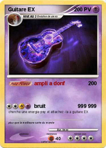 Pokemon Guitare EX
