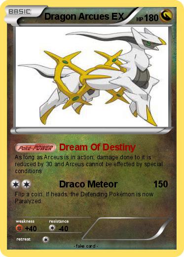 Pokemon Dragon Arcues EX