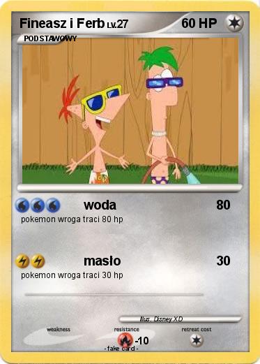 Pokemon Fineasz i Ferb