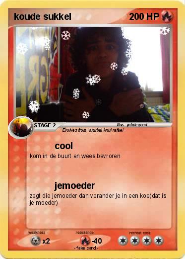 Pokemon koude sukkel