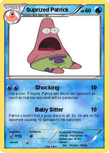 Pokemon Suprized Patrick