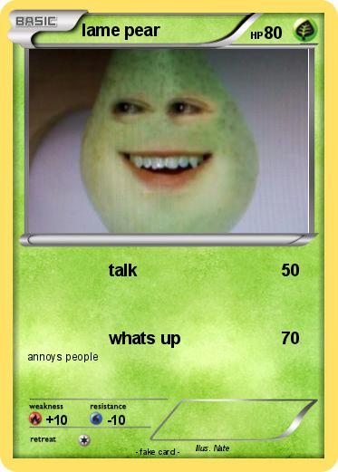 Pokemon lame pear