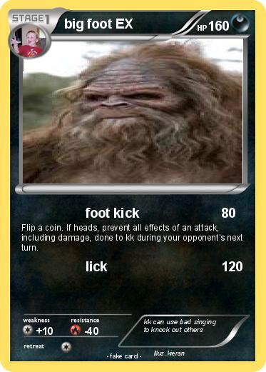 Pokemon big foot EX