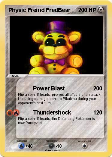 Pokemon Physic Freind FredBear