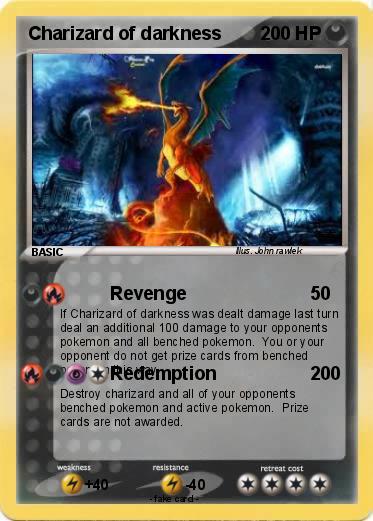 Pokemon Charizard of darkness