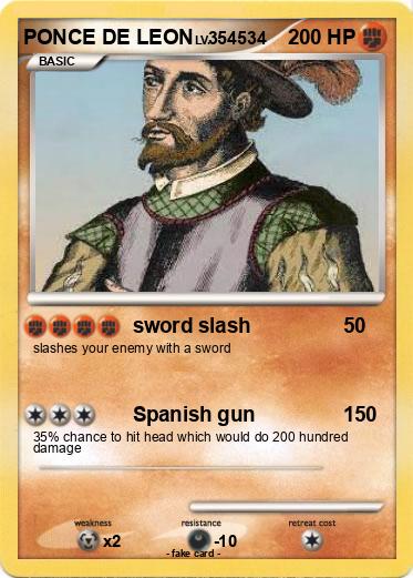 Pokemon PONCE DE LEON