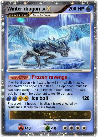 Pokemon Winter dragon