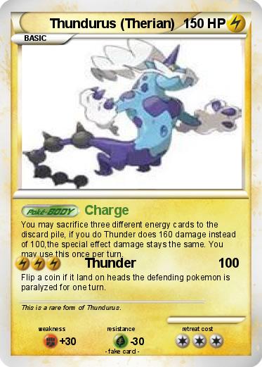 Pokemon Thundurus (Therian)