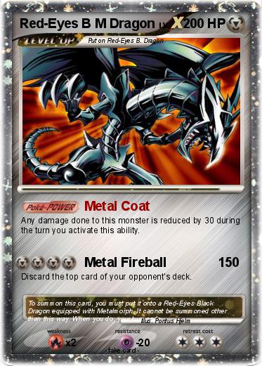 Pokemon Red-Eyes B M Dragon
