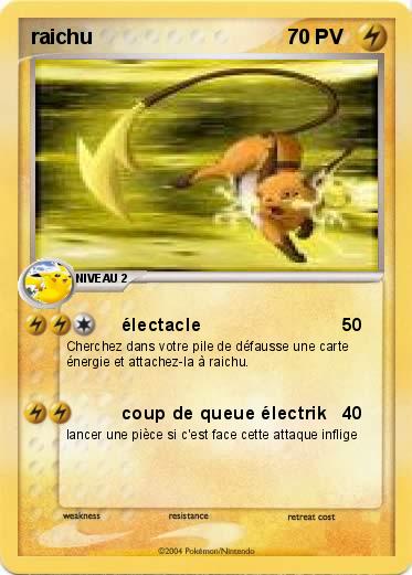 Pokemon raichu