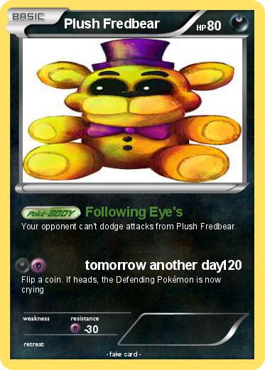 Pokemon Plush Fredbear