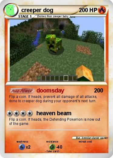 Pokemon creeper dog