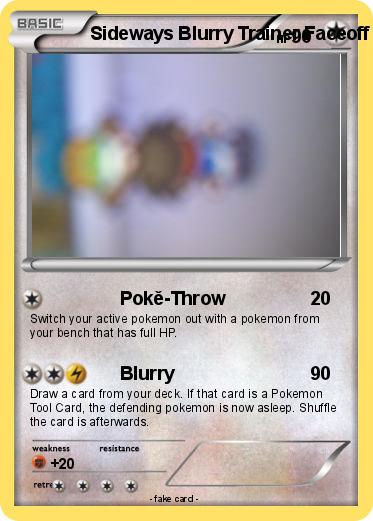 Pokemon Sideways Blurry Trainer Faceoff