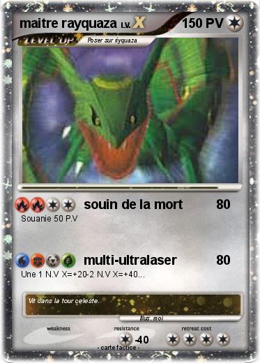Pokemon maitre rayquaza