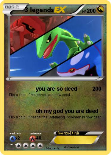 Pokemon 3 legends