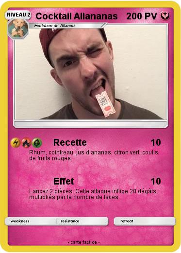 Pokemon Cocktail Allananas