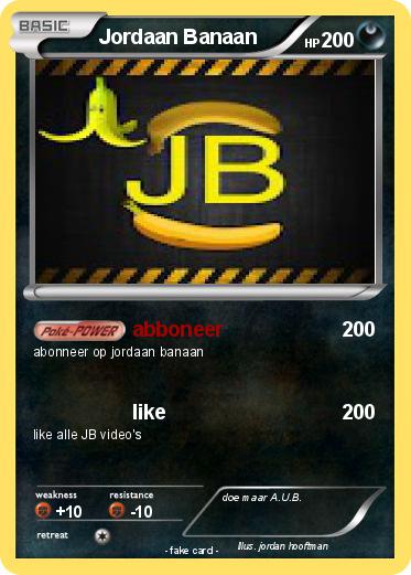 Pokemon Jordaan Banaan