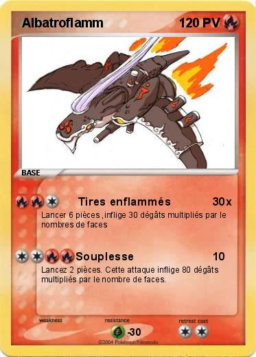 Pokemon  Albatroflamm