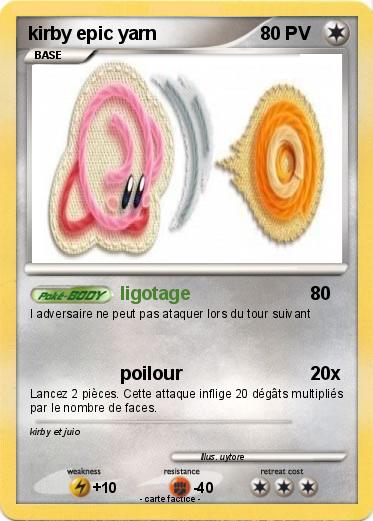 Pokemon kirby epic yarn