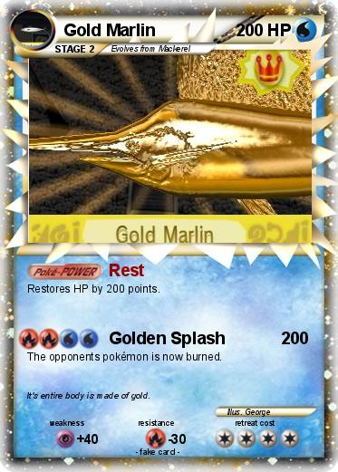 Pokemon Gold Marlin