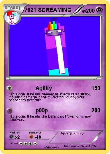Pokemon 7021 SCREAMING