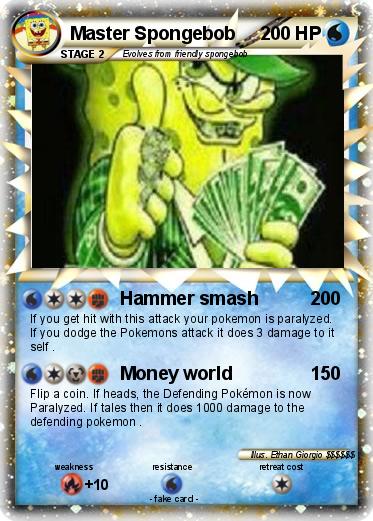 Pokemon Master Spongebob