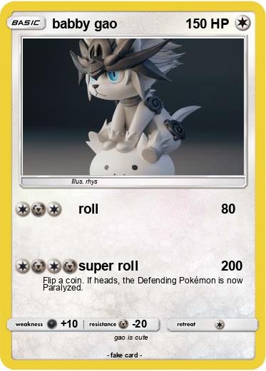 Pokemon babby gao