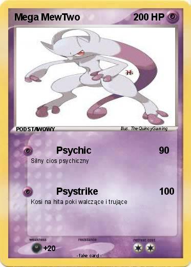 Pokemon Mega MewTwo