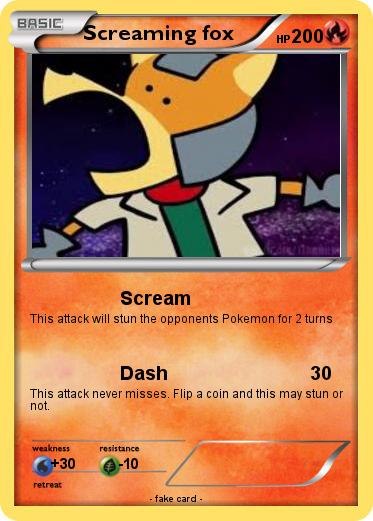 Pokemon Screaming fox