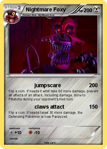 Pokemon Nightmare Foxy