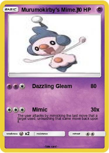 Pokemon Murumokirby's Mime.jr