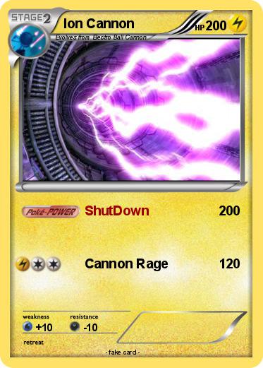 Pokemon Ion Cannon