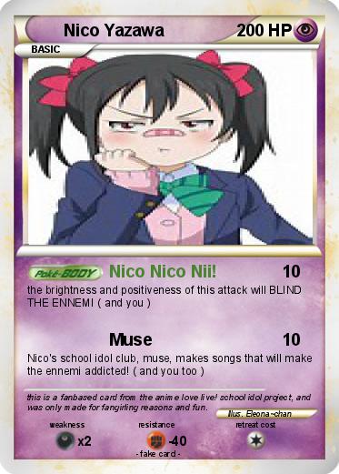 Pokemon Nico Yazawa