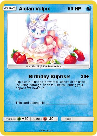 Pokemon Alolan Vulpix