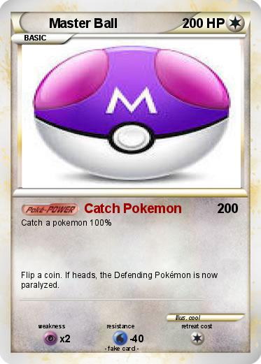 Pokemon Master Ball