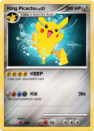 Pokemon King Picachu