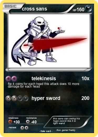 Pokemon cross sans
