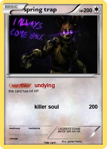 Pokemon spring trap