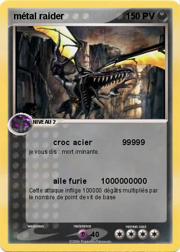Pokemon métal raider