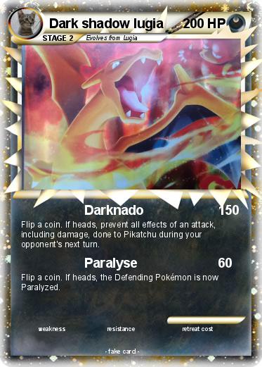Pokemon Dark shadow lugia