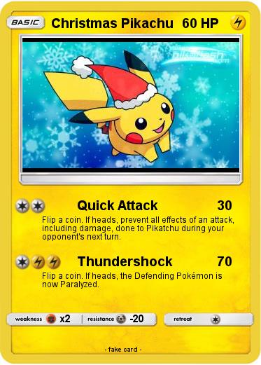 Pokemon Christmas Pikachu