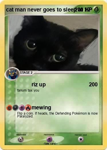 Pokemon cat man never goes to sleep at 12